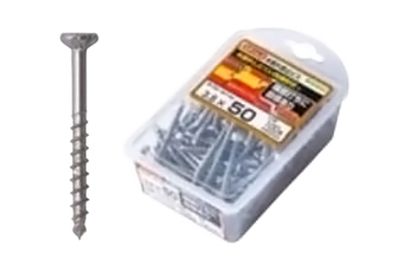 ステンレス SUS305J1 (+) 木割れ防止ビス (パック入り)(若井産業)